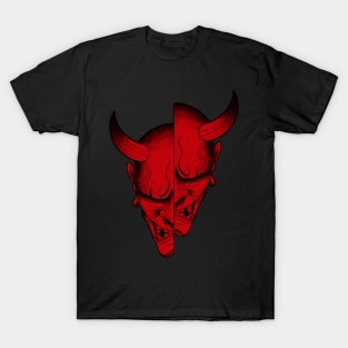 red japanese mask T-Shirt